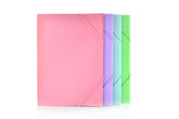 CARPETA CON CIERRE DE GOMAS TAMAÑO MAXI+ BLUSH SURTIDAS | 12 UNIDADES | (FRAGA)